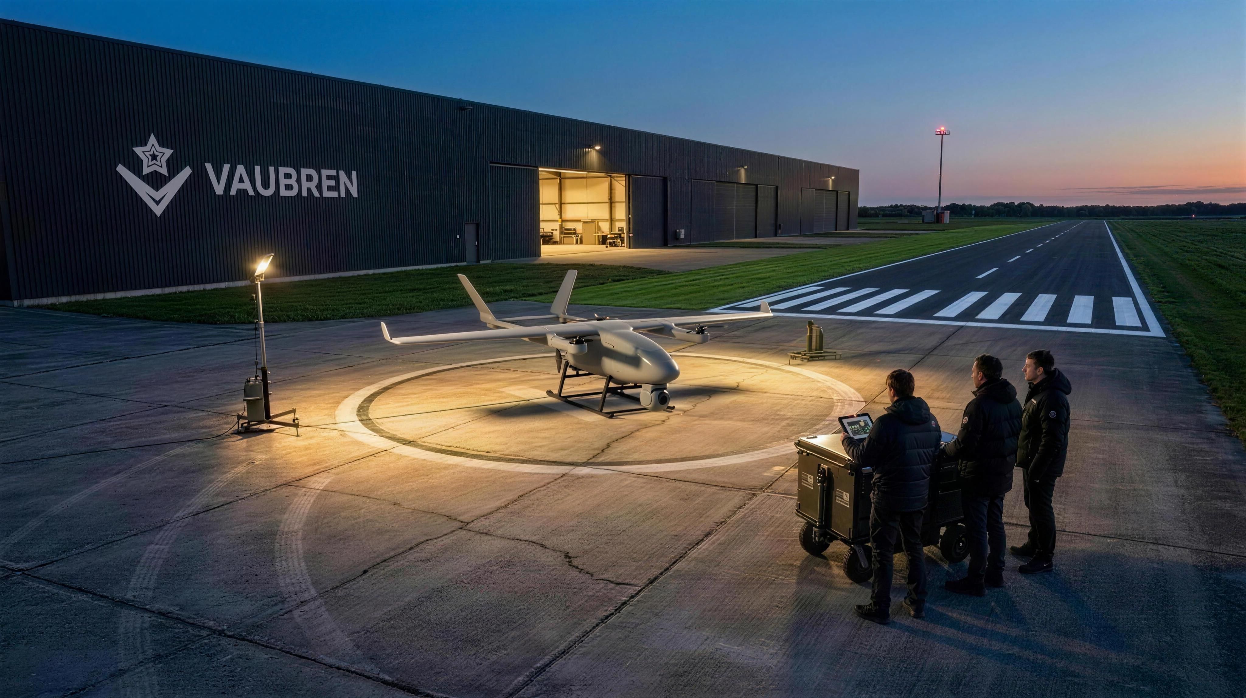 Ghost on the Arsenal flight line at dusk