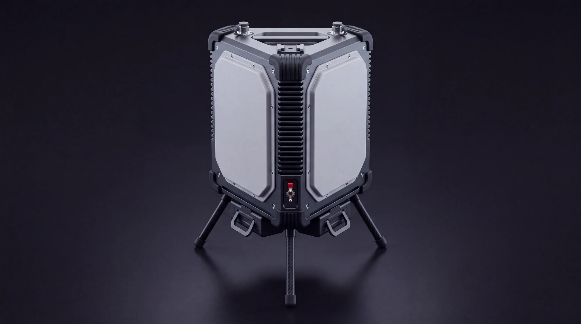 Stillpoint front view with cooling fins