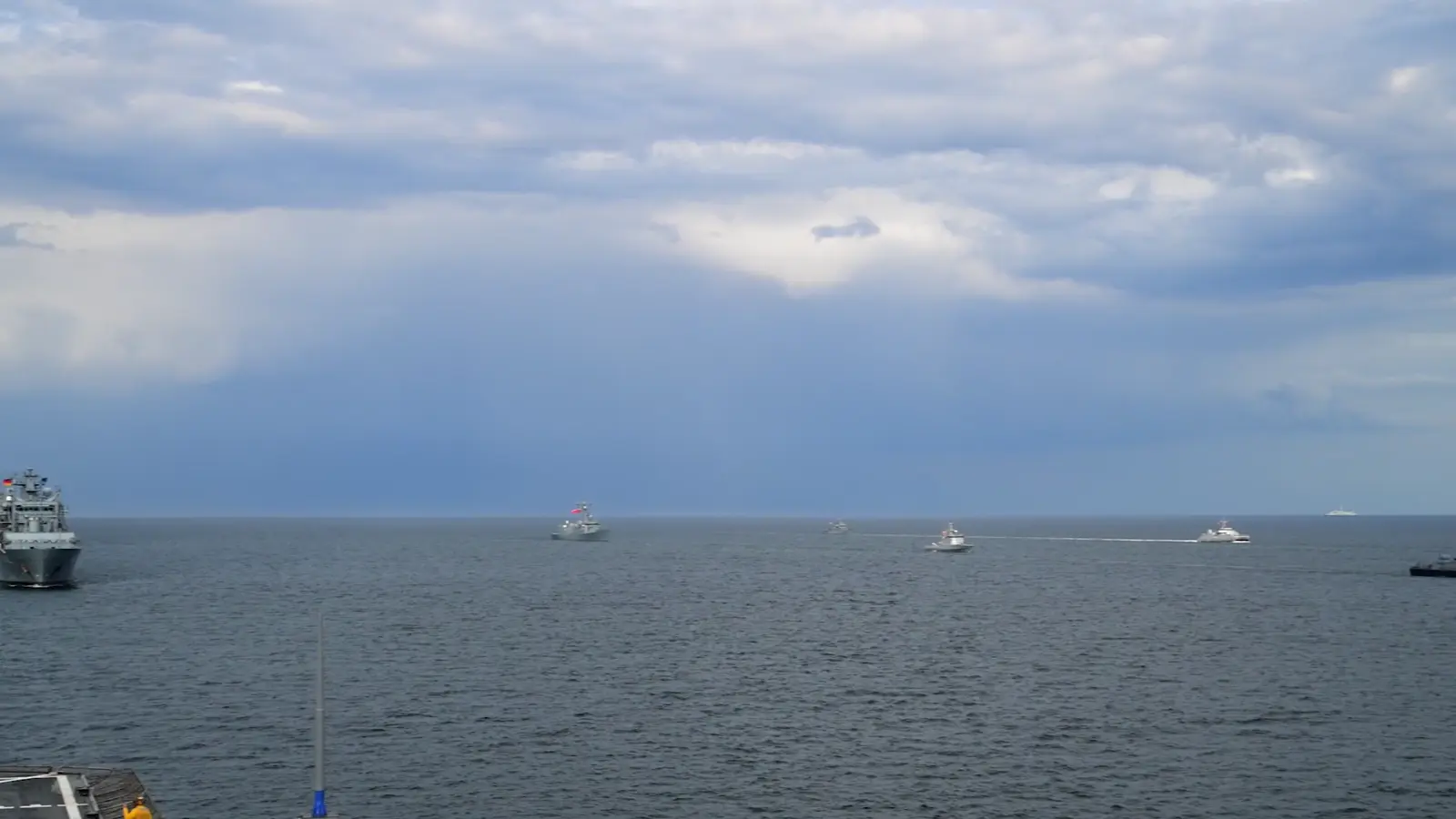 BALTOPS 25 ships in formation