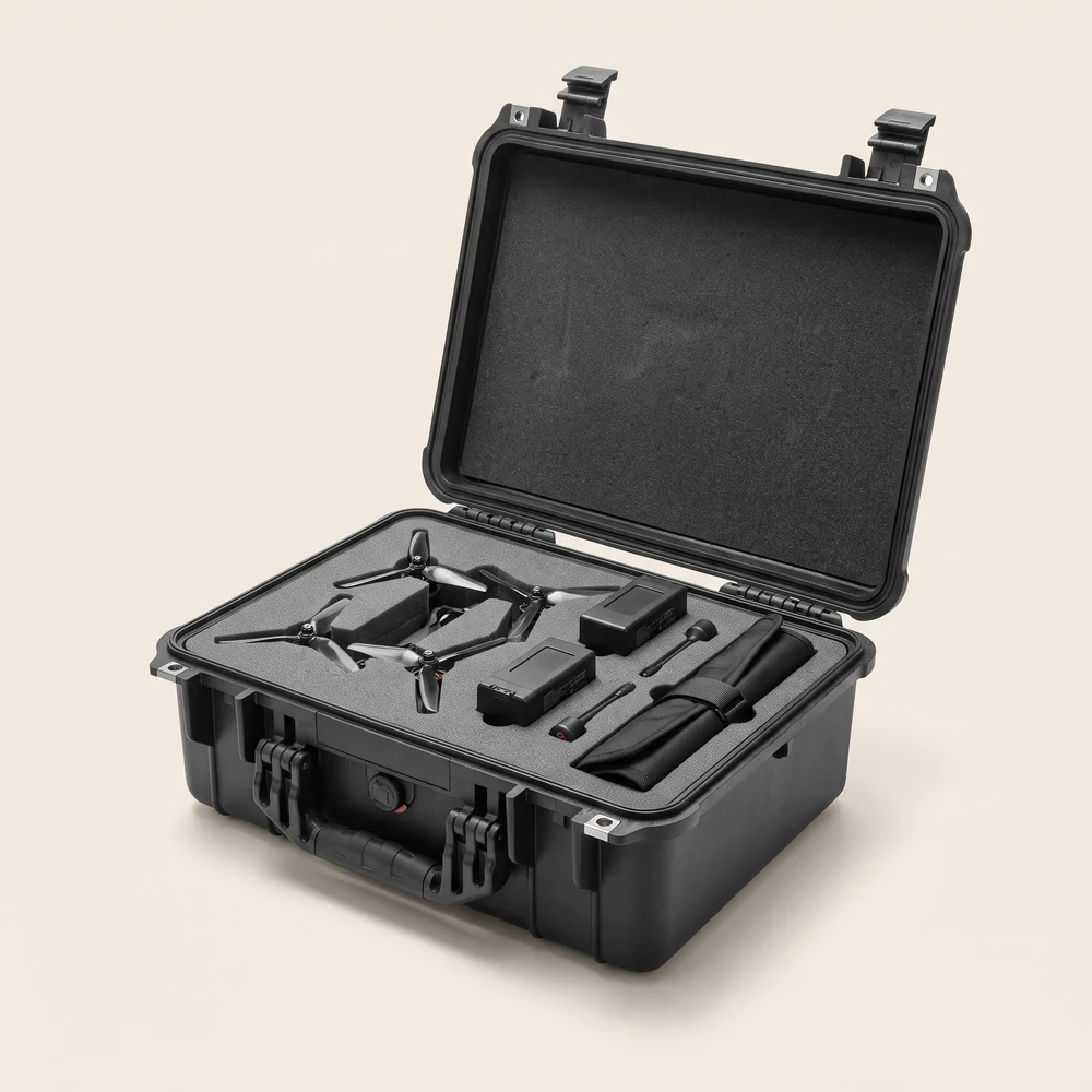 Cobra field kit in its case, visualisation