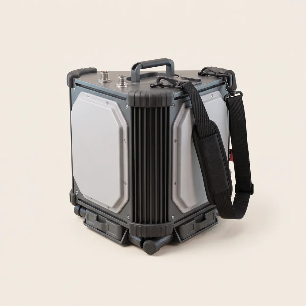 Stillpoint in its carry configuration, design render