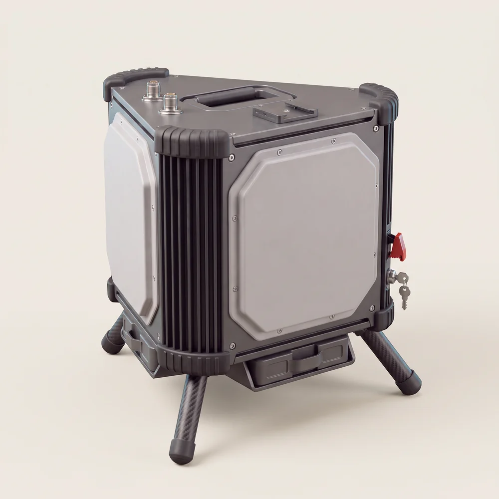 Stillpoint on its legs, design render